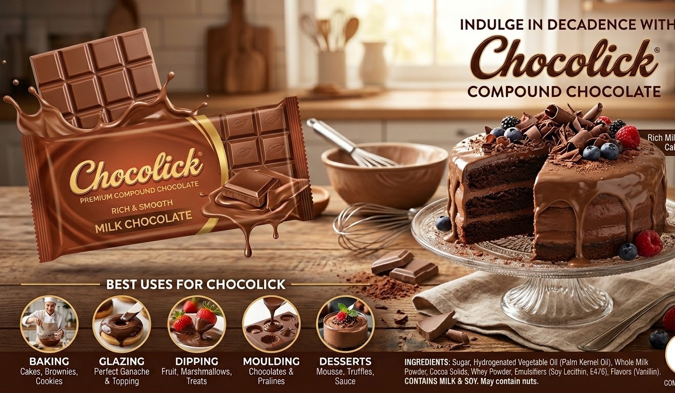 Chocolick Milk Compound Chocolate